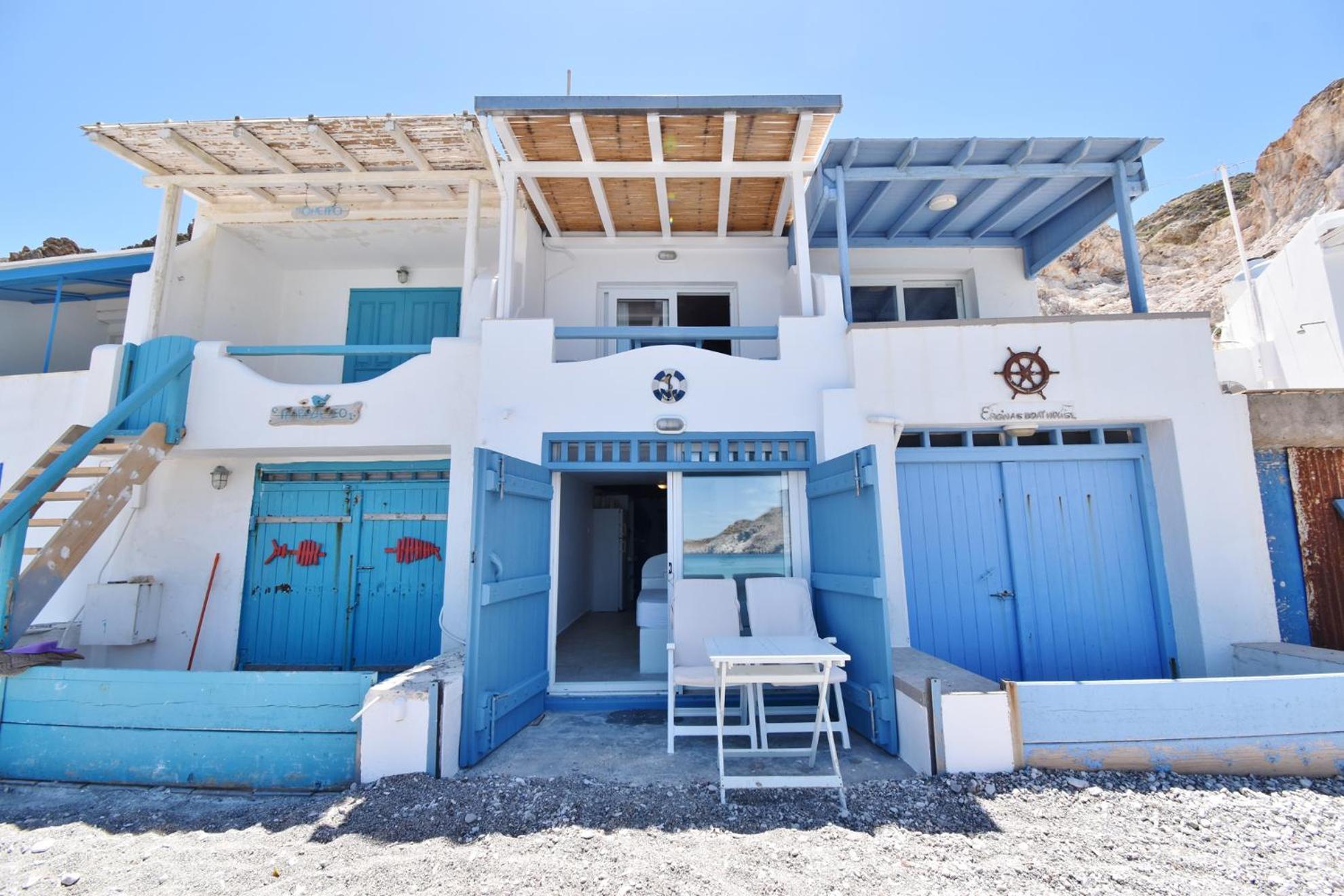 Blue Mare Apartments On The Beach Firopotamos Rum bild