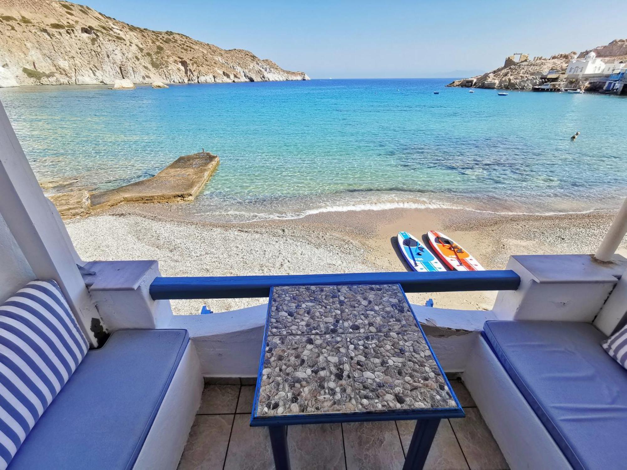 Blue Mare Apartments On The Beach Firopotamos Rum bild